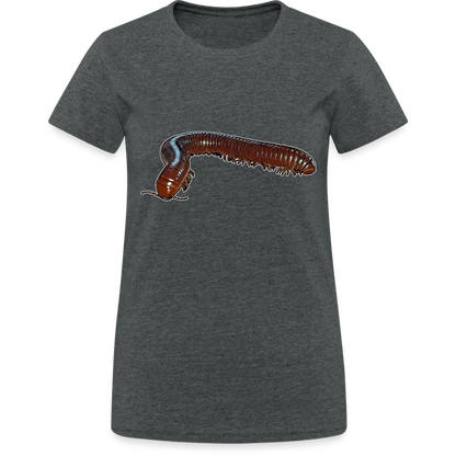 Frauen Gildan Heavy T-Shirt Ophistreptus guineensis - Dunkelgrau meliert
