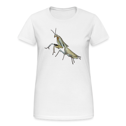 Frauen Gildan Heavy T-Shirt Deroplatys truncata female - weiß