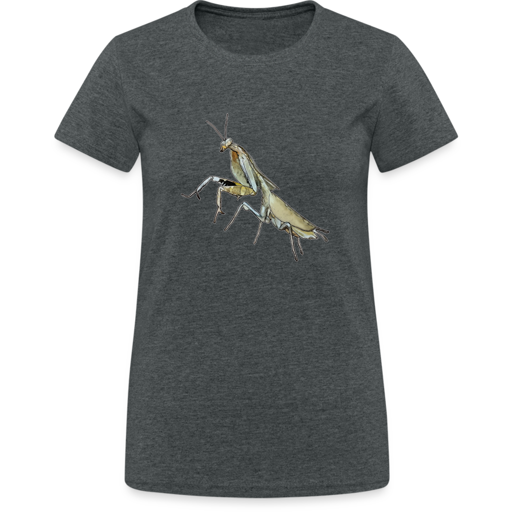 Frauen Gildan Heavy T-Shirt Deroplatys truncata female - Dunkelgrau meliert