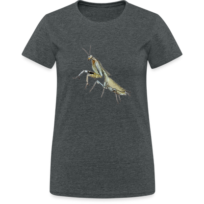Frauen Gildan Heavy T-Shirt Deroplatys truncata female - Dunkelgrau meliert