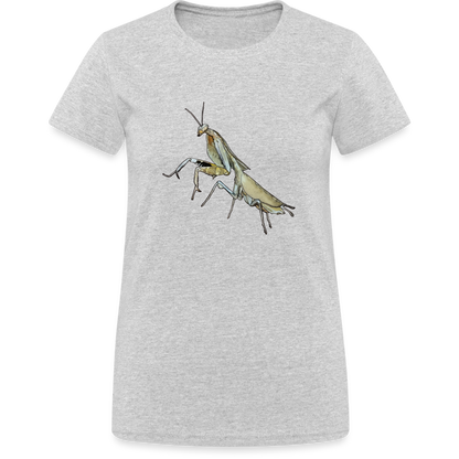 Frauen Gildan Heavy T-Shirt Deroplatys truncata female - Grau meliert
