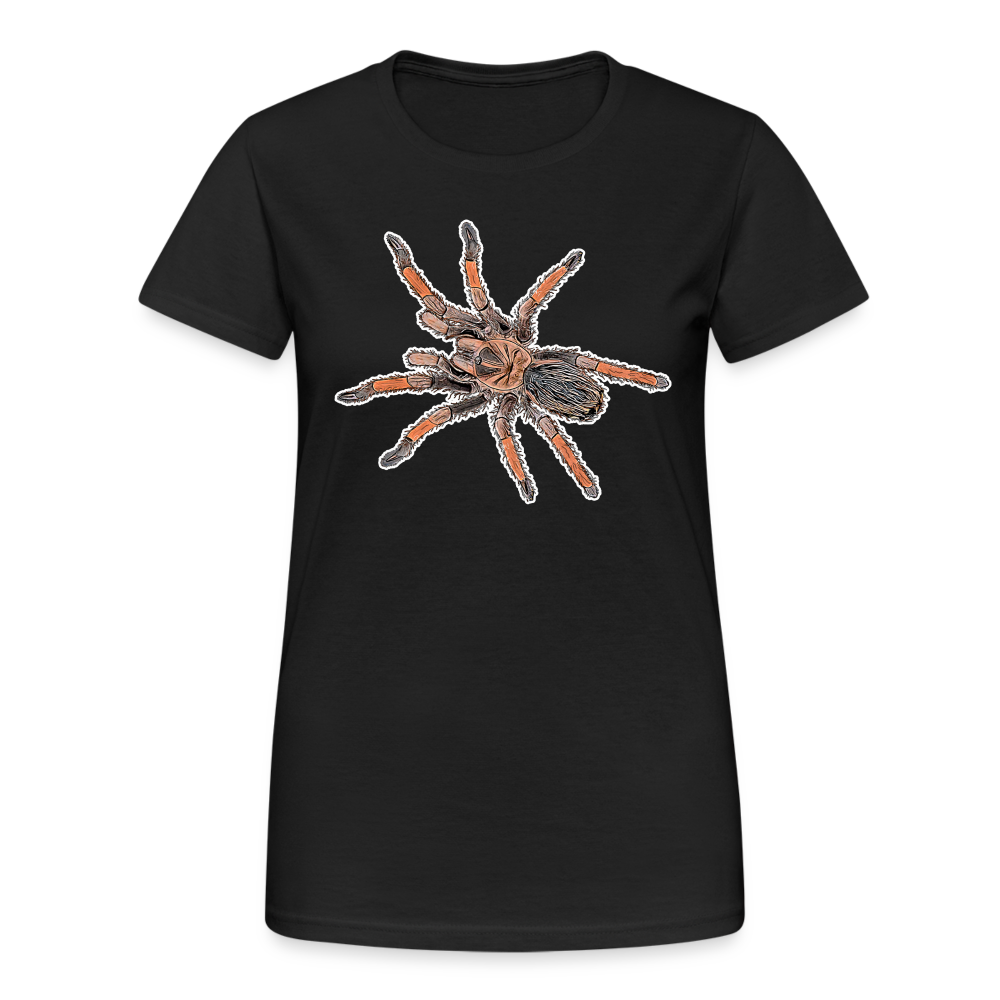 Frauen Gildan Heavy T-Shirt Brachypelma emilia - Schwarz