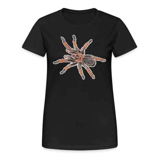 Frauen Gildan Heavy T-Shirt Brachypelma emilia - Schwarz