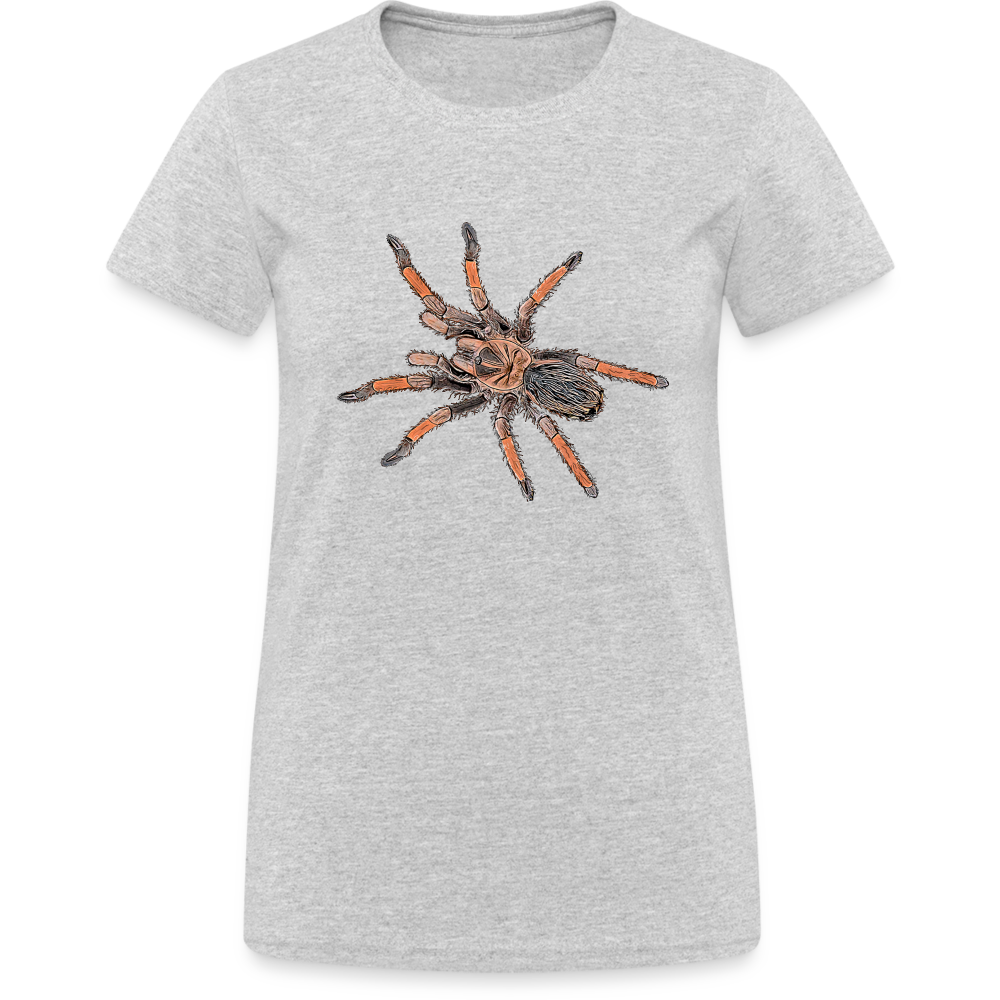 Frauen Gildan Heavy T-Shirt Brachypelma emilia - Grau meliert