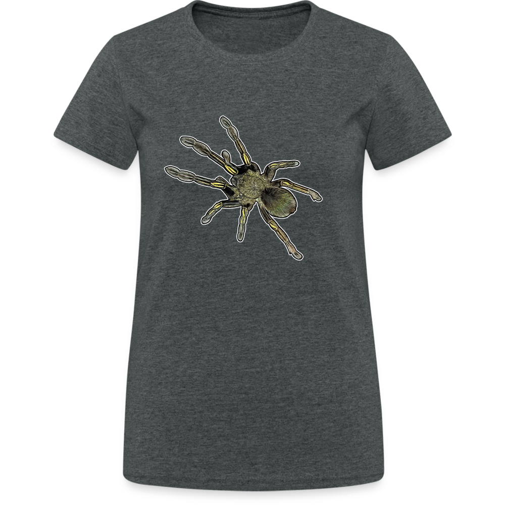 Frauen Gildan Heavy T-Shirt Ephebopus murinus - Dunkelgrau meliert