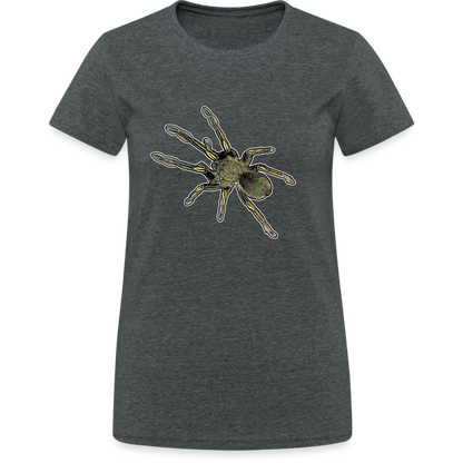 Frauen Gildan Heavy T-Shirt Ephebopus murinus - Dunkelgrau meliert