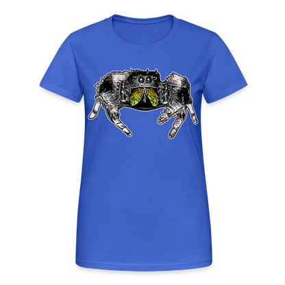 Frauen Gildan Heavy T-Shirt Phidippus regius Rastafari male - Königsblau