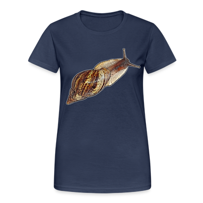 Frauen Gildan Heavy T-Shirt Achatina reticulata wildfarben - Navy