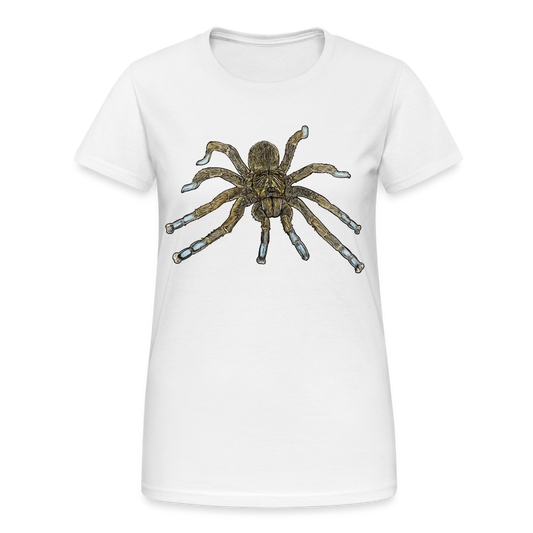 Frauen Gildan Heavy T-Shirt Idiothele mira - weiß