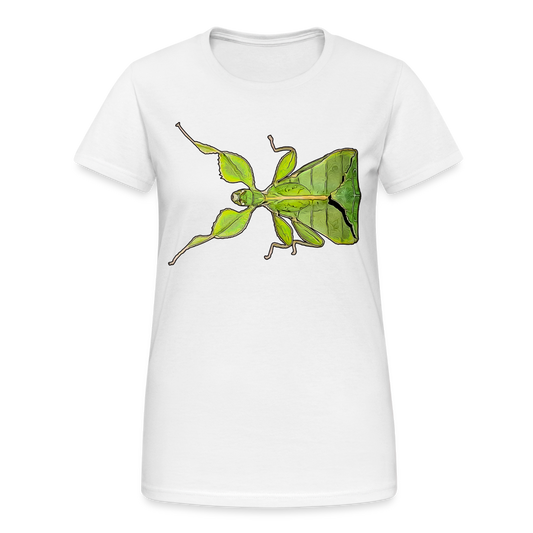Frauen Gildan Heavy T-Shirt Phyllium philippinicum female - weiß