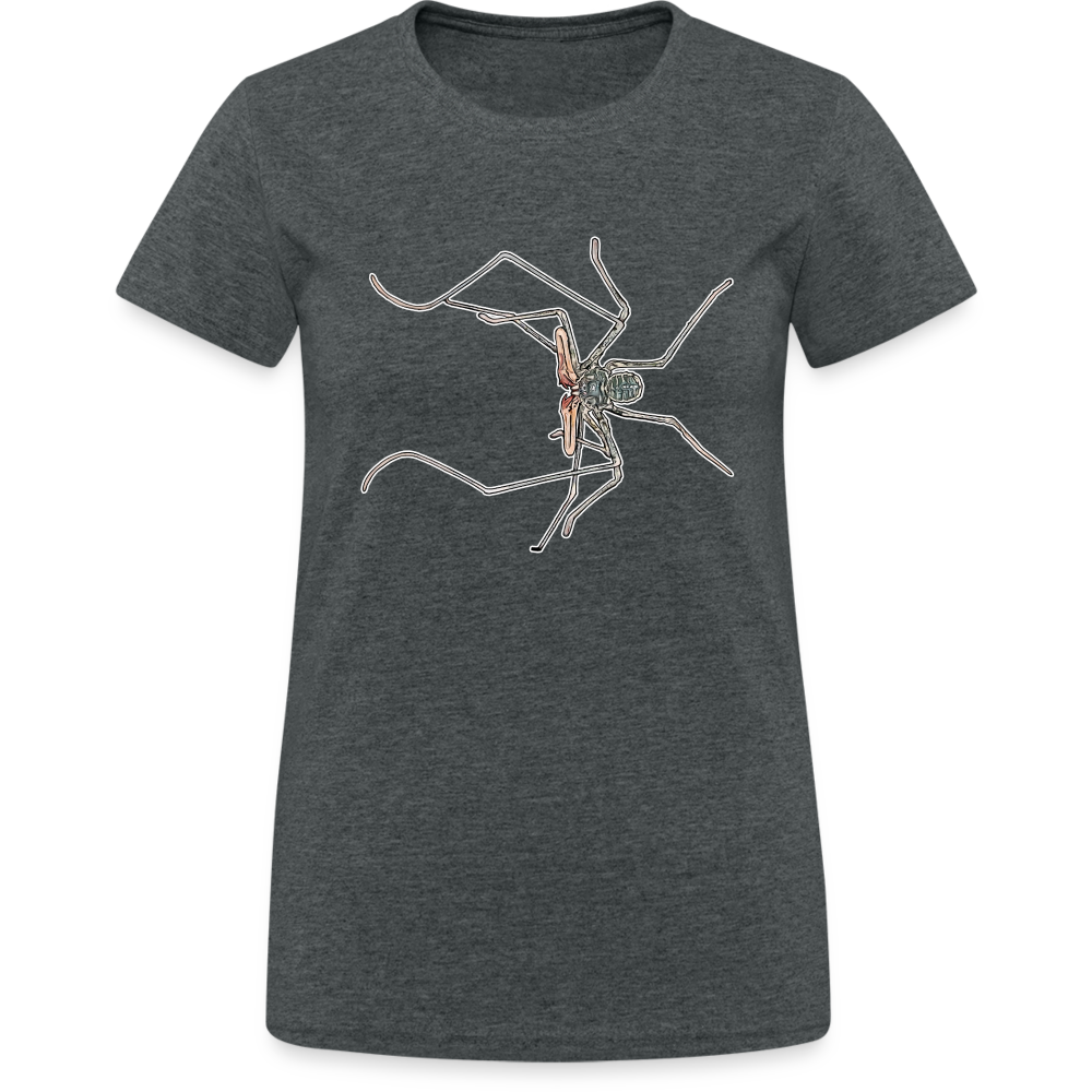 Frauen Gildan Heavy T-Shirt Euphrynichus bacillifer - Dunkelgrau meliert
