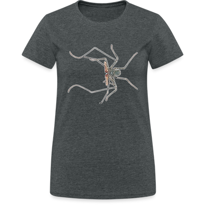 Frauen Gildan Heavy T-Shirt Euphrynichus bacillifer - Dunkelgrau meliert