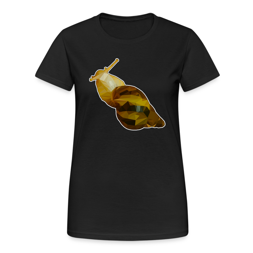 Frauen Gildan Heavy T-Shirt Achatina reticulata Low Poly - Schwarz