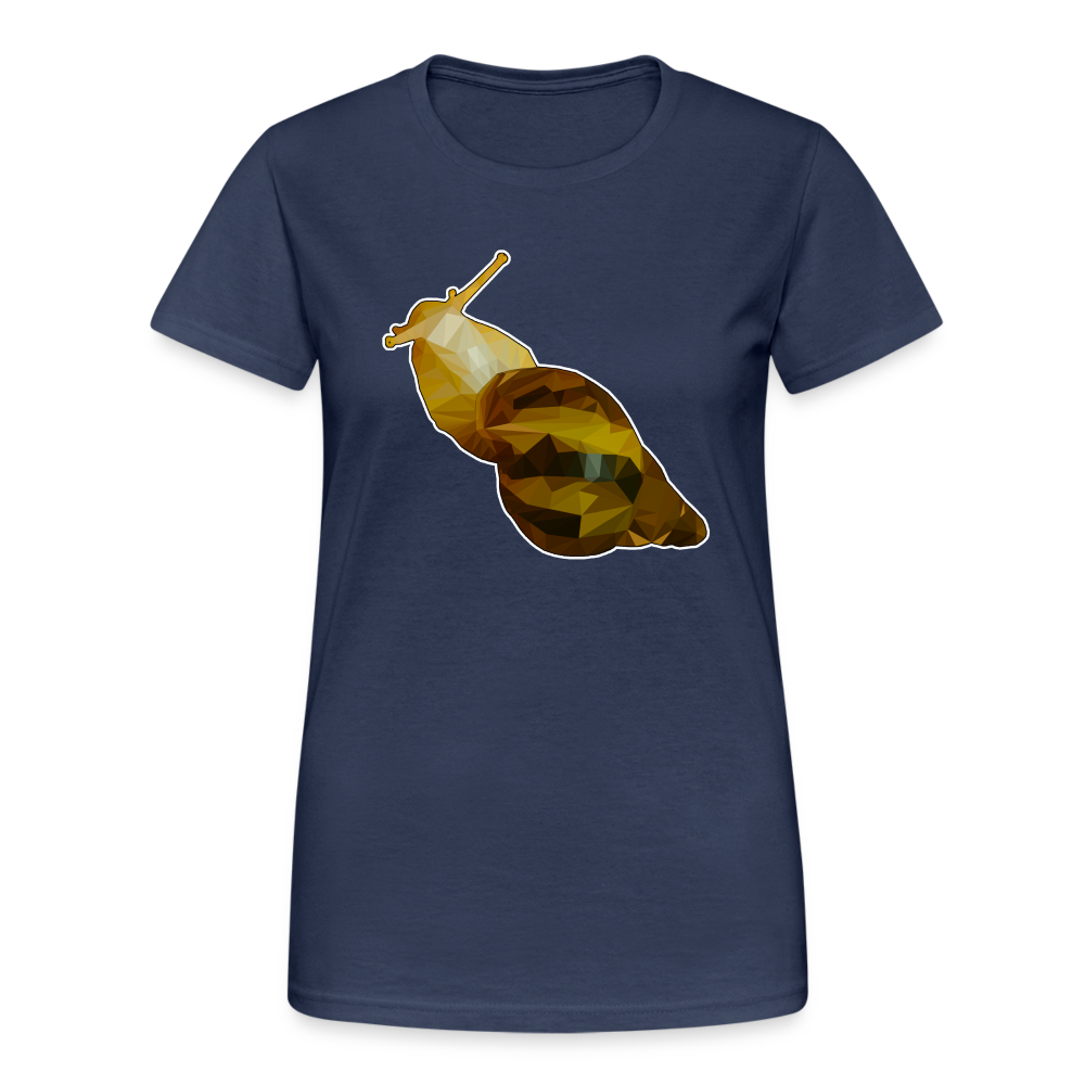 Frauen Gildan Heavy T-Shirt Achatina reticulata Low Poly - Navy