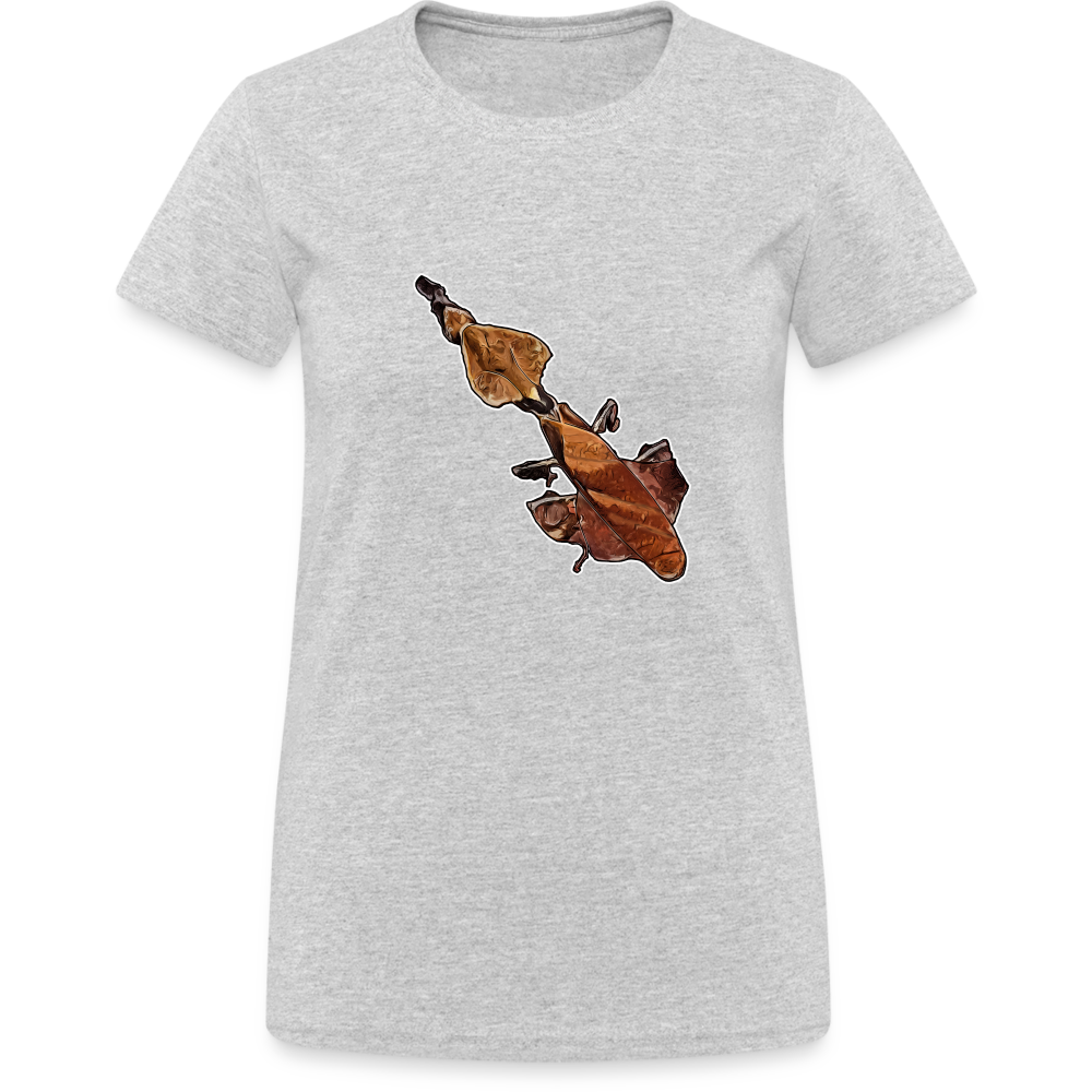 Frauen Gildan Heavy T-Shirt Phyllocrania paradoxa female - Grau meliert
