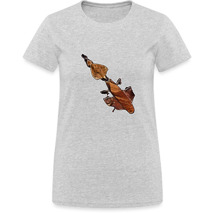 Frauen Gildan Heavy T-Shirt Phyllocrania paradoxa female - Grau meliert
