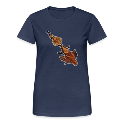 Frauen Gildan Heavy T-Shirt Phyllocrania paradoxa female - Navy