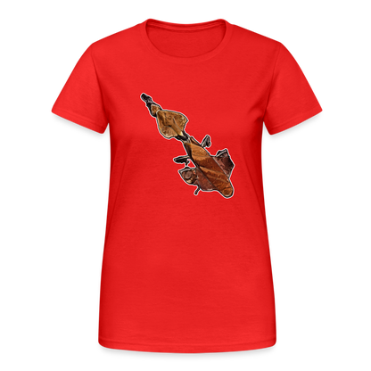 Frauen Gildan Heavy T-Shirt Phyllocrania paradoxa female - Rot