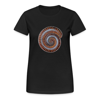Frauen Gildan Heavy T-Shirt Archispirostreptus gigas - Schwarz