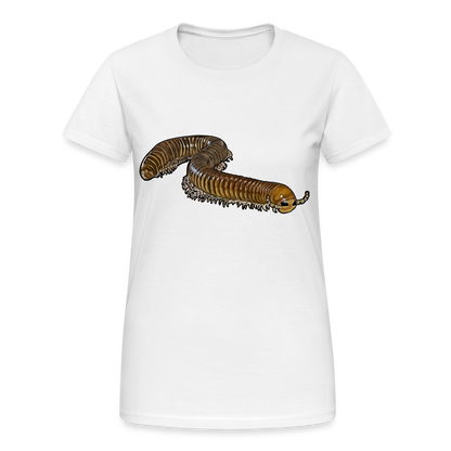 Frauen Gildan Heavy T-Shirt Telodeinopus aoutii - weiß