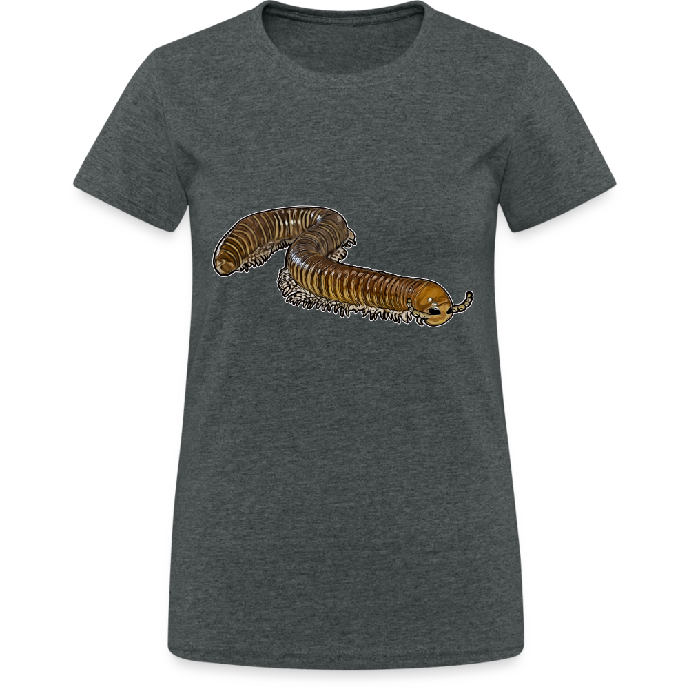Frauen Gildan Heavy T-Shirt Telodeinopus aoutii - Dunkelgrau meliert
