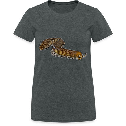 Frauen Gildan Heavy T-Shirt Telodeinopus aoutii - Dunkelgrau meliert