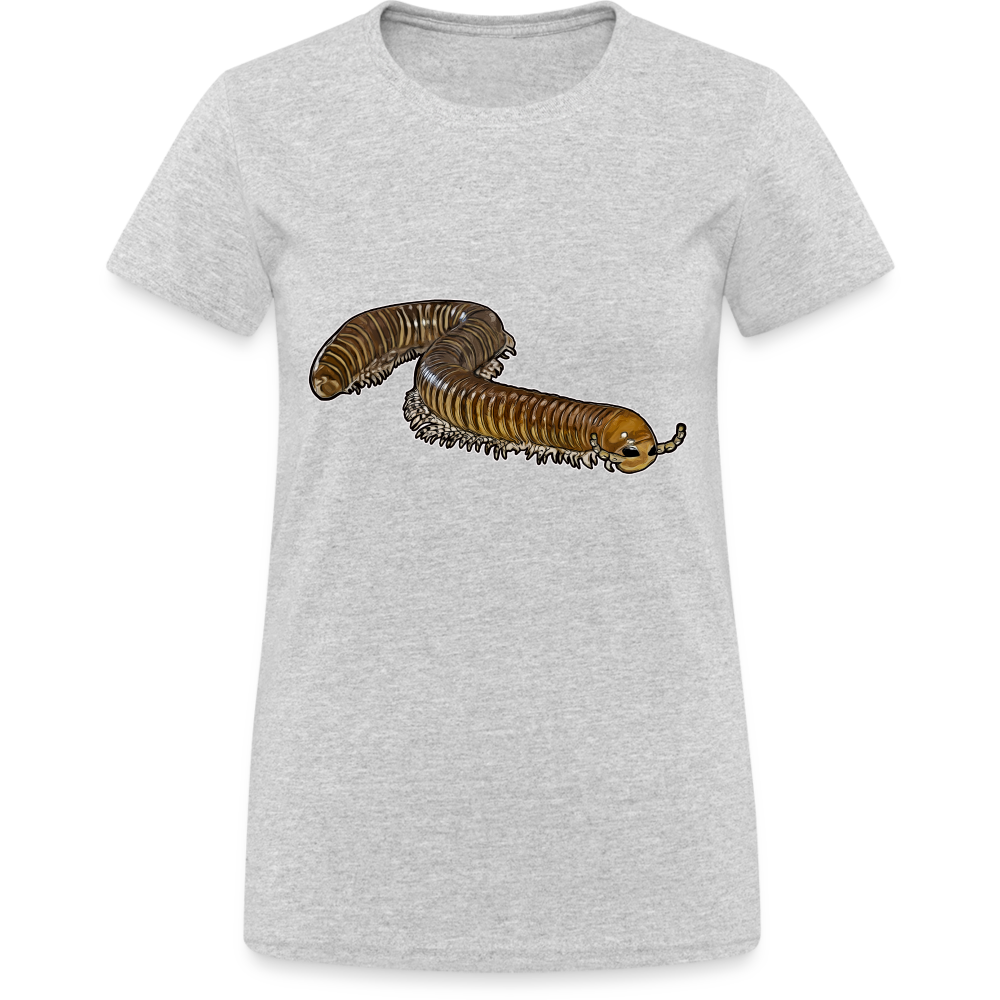 Frauen Gildan Heavy T-Shirt Telodeinopus aoutii - Grau meliert