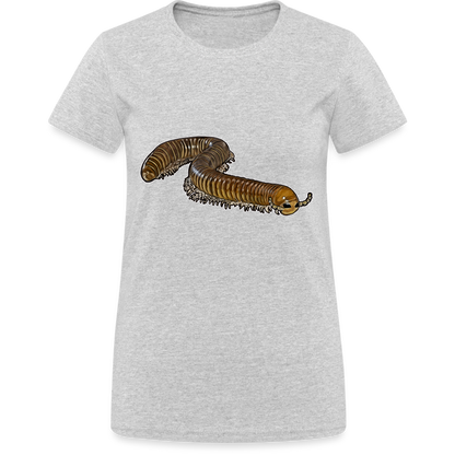 Frauen Gildan Heavy T-Shirt Telodeinopus aoutii - Grau meliert