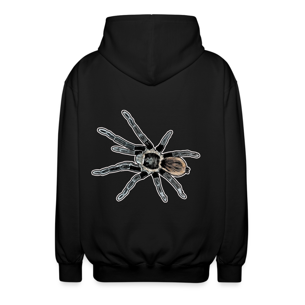 Unisex Zip-Hoodie Tliltocatl vagans - Schwarz