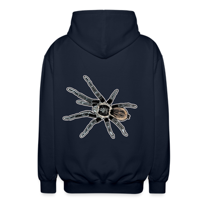 Unisex Zip-Hoodie Tliltocatl vagans - Navy