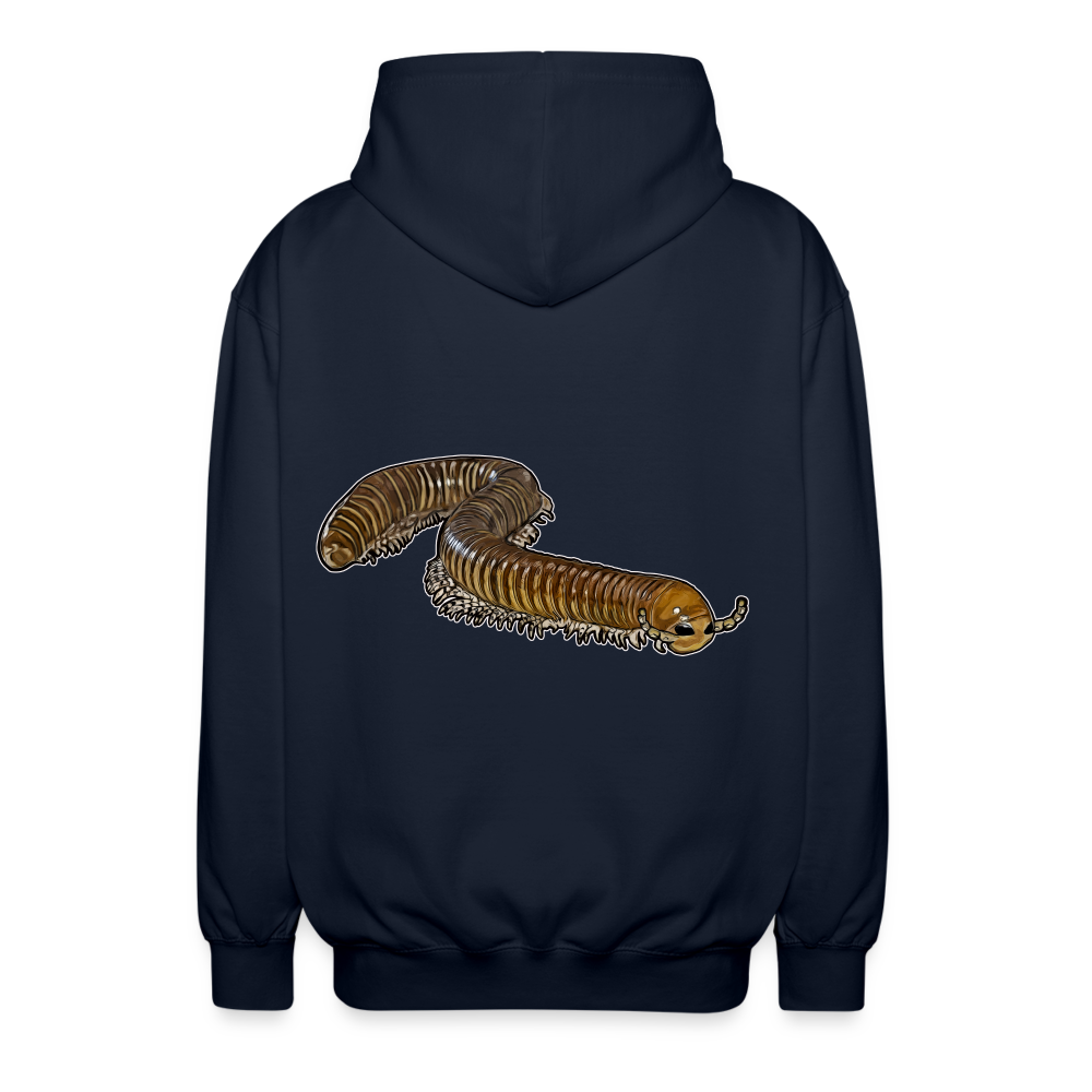 Unisex Zip-Hoodie Telodeinopus aoutii - Navy