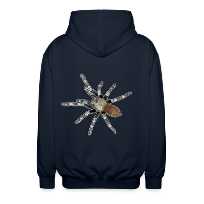 Unisex Zip-Hoodie Nhandu chromatus - Navy