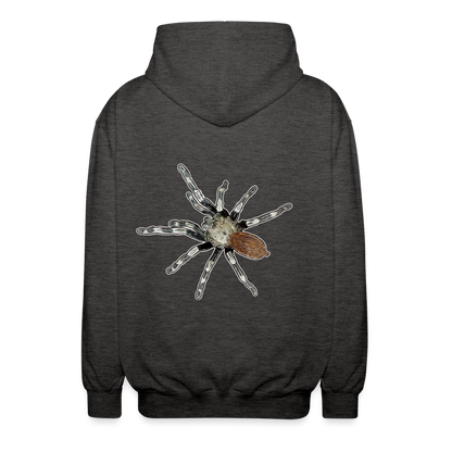 Unisex Zip-Hoodie Nhandu chromatus - Anthrazit