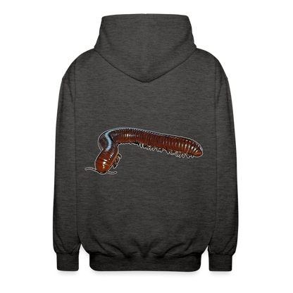 Unisex Zip-Hoodie Ophistreptus guineensis - Anthrazit