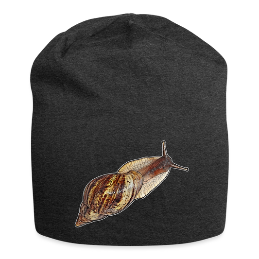 Jersey-Beanie Achatina reticulata wildfarben - Anthrazit