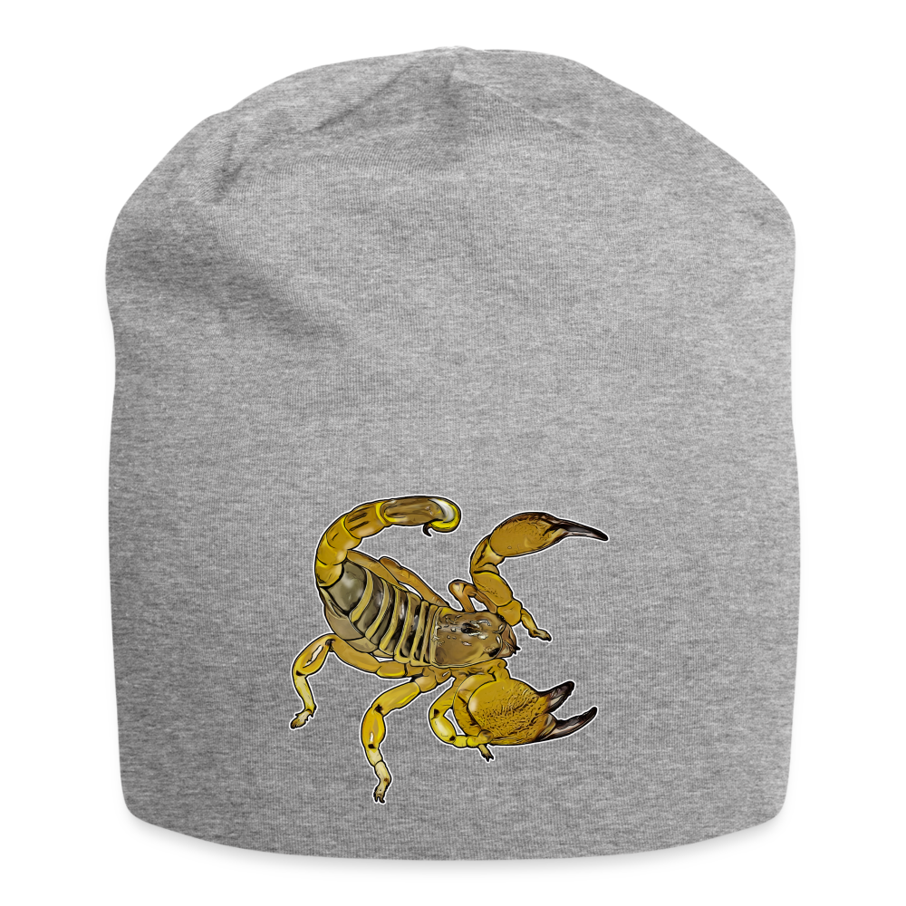 Jersey-Beanie Scorpio maurus palmatus - Grau meliert