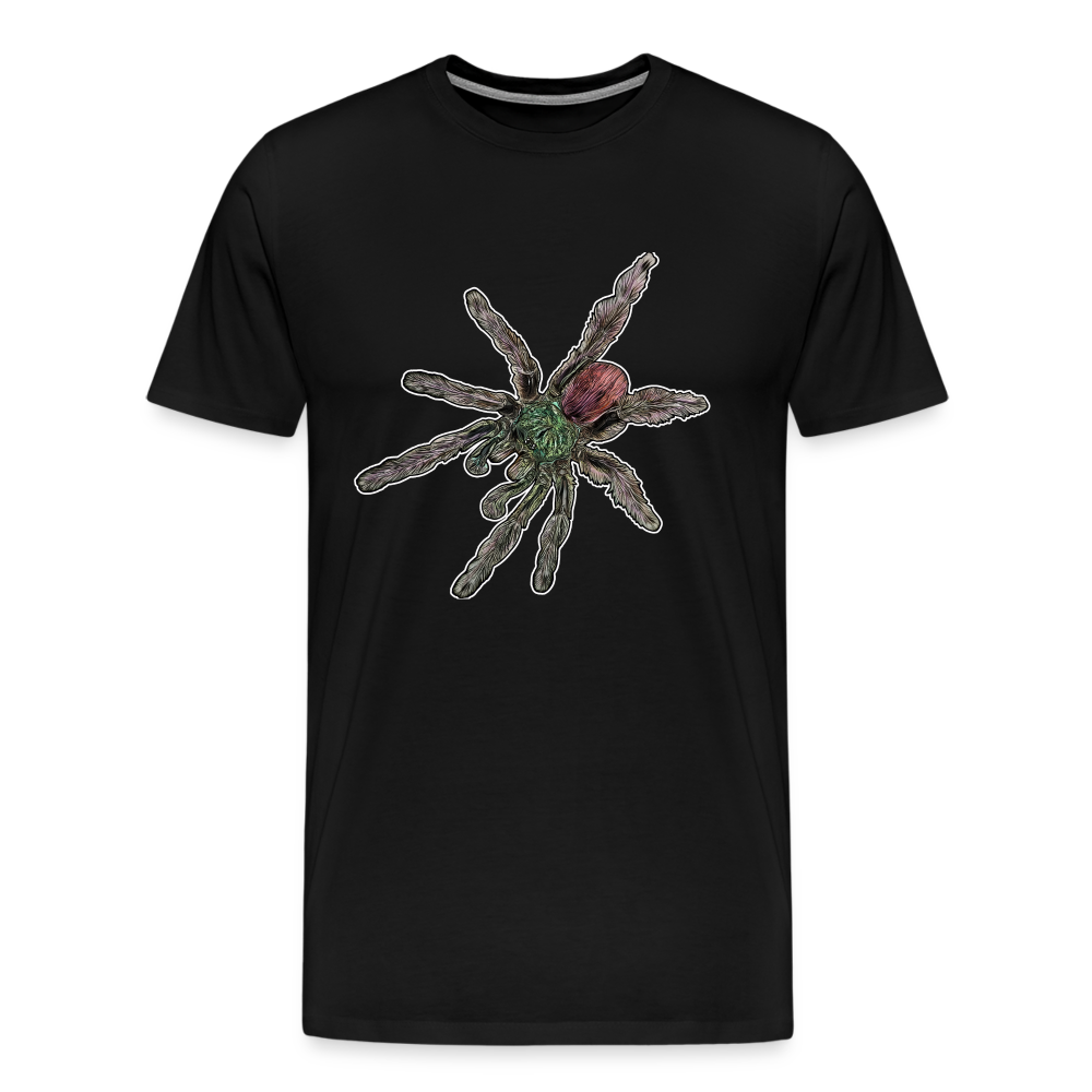Männer Basic T-Shirt Caribena versicolor - Schwarz
