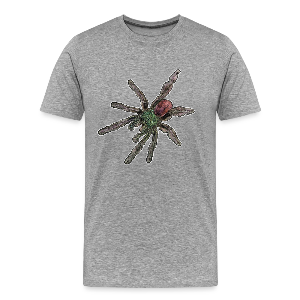 Männer Basic T-Shirt Caribena versicolor - Grau meliert