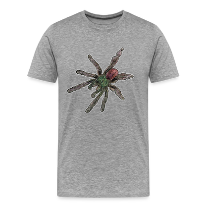 Männer Basic T-Shirt Caribena versicolor - Grau meliert