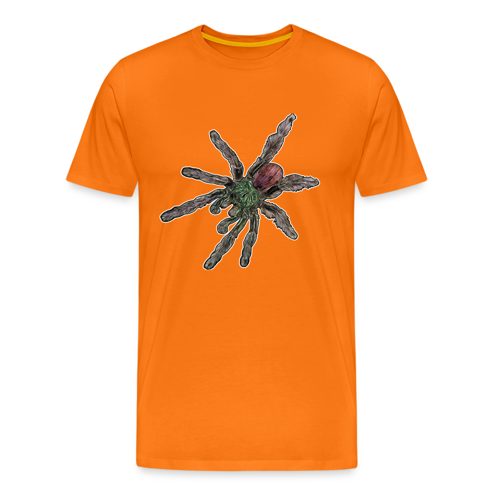 Männer Basic T-Shirt Caribena versicolor - Orange