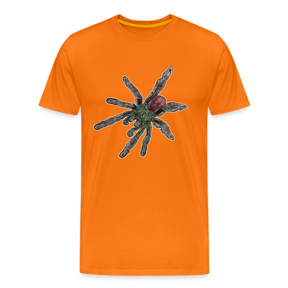 Männer Basic T-Shirt Caribena versicolor - Orange