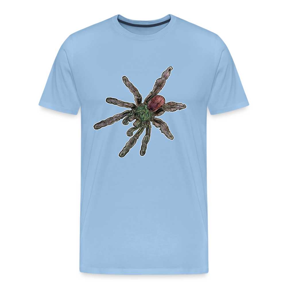Männer Basic T-Shirt Caribena versicolor - Sky