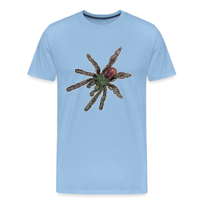 Männer Basic T-Shirt Caribena versicolor - Sky