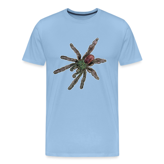 Männer Basic T-Shirt Caribena versicolor - Sky