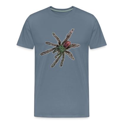 Männer Basic T-Shirt Caribena versicolor - Blaugrau
