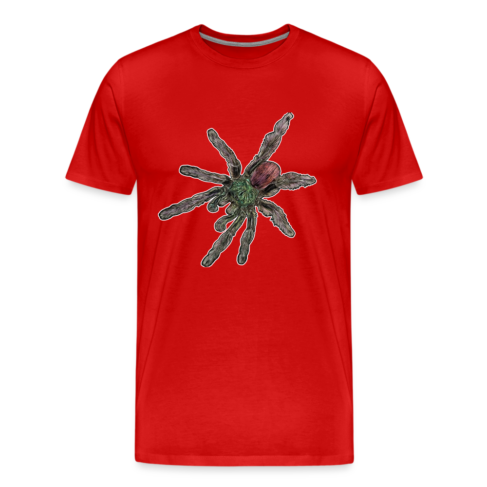 Männer Basic T-Shirt Caribena versicolor - Rot