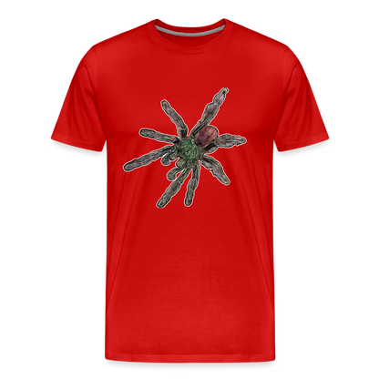 Männer Basic T-Shirt Caribena versicolor - Rot