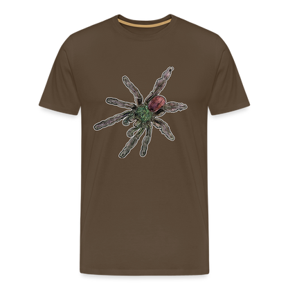 Männer Basic T-Shirt Caribena versicolor - Edelbraun