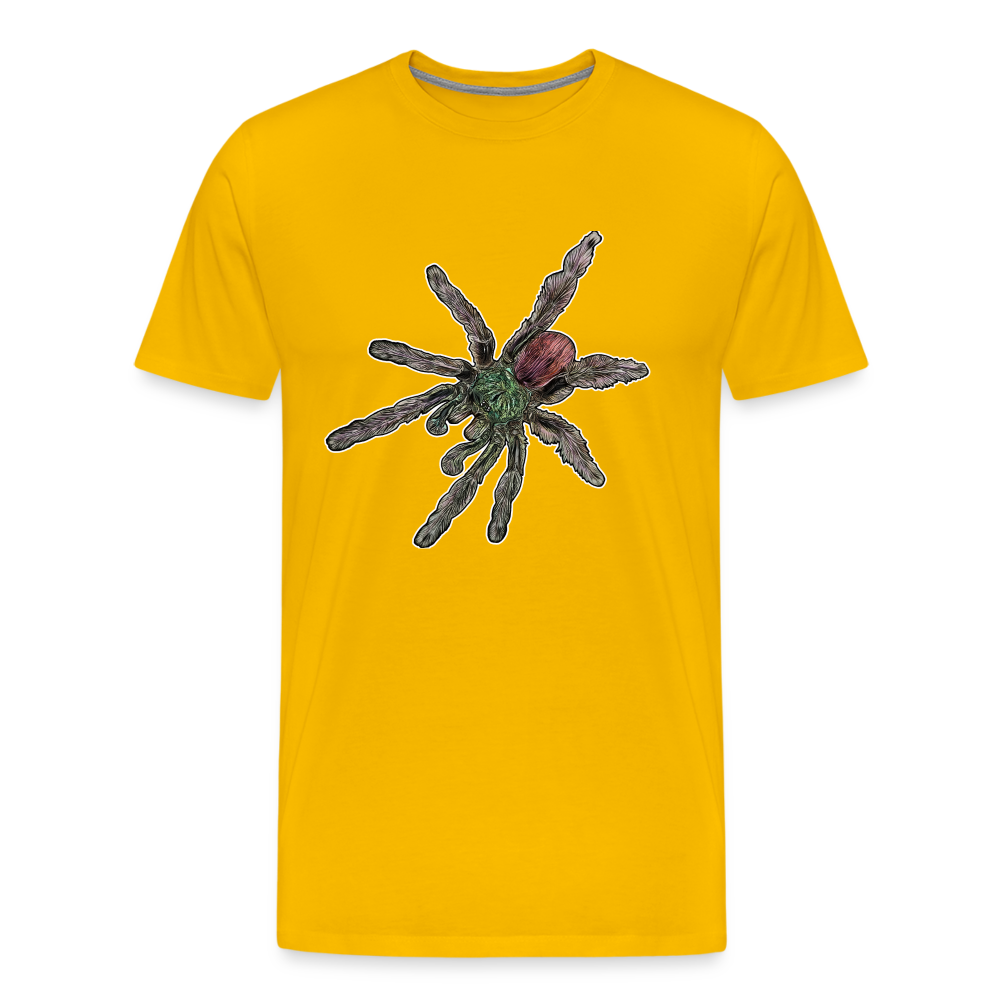 Männer Basic T-Shirt Caribena versicolor - Sonnengelb