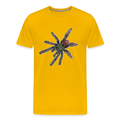Männer Basic T-Shirt Caribena versicolor - Sonnengelb